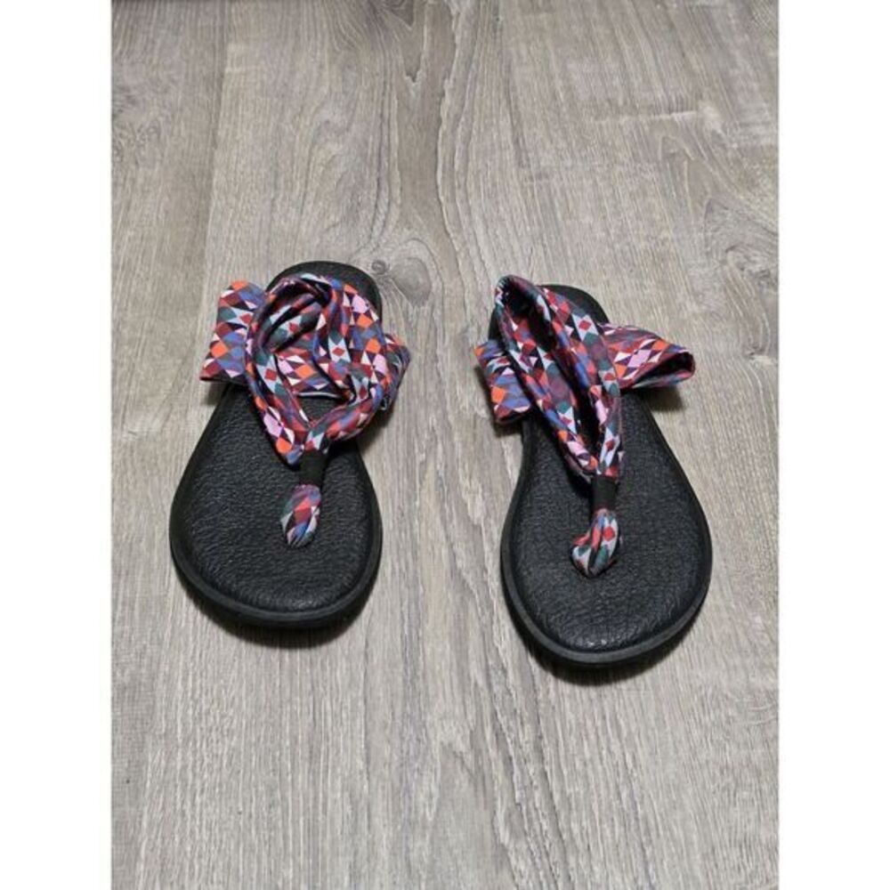 Sanuk Women's Yoga Mat Sling‎ Floral Sandals Size 10